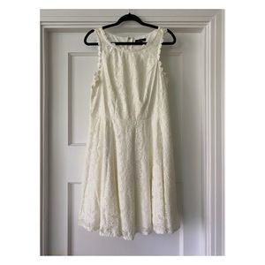 City Studio White Dress Size 14